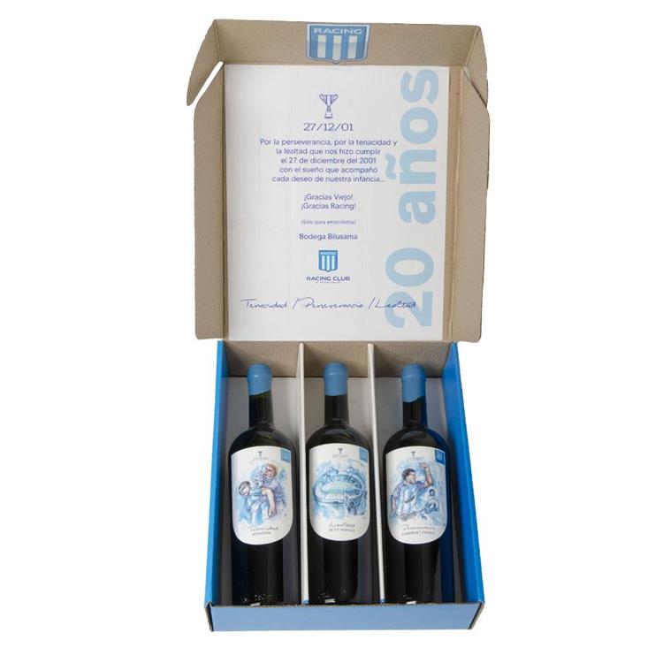 ESTUCHE DE VINO PASION POR 2u.